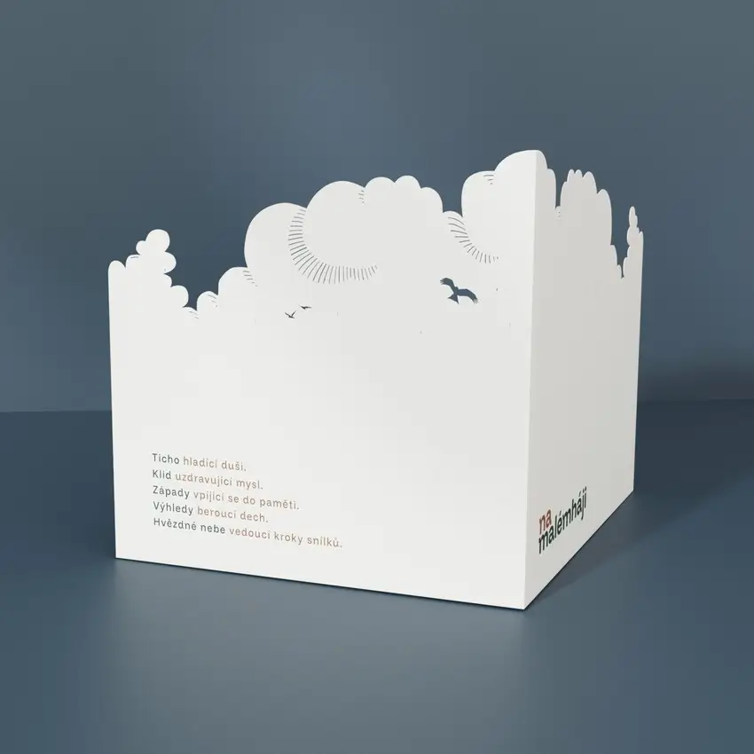 Gift voucher Na Malém Háji – Starlit Sky on blue background