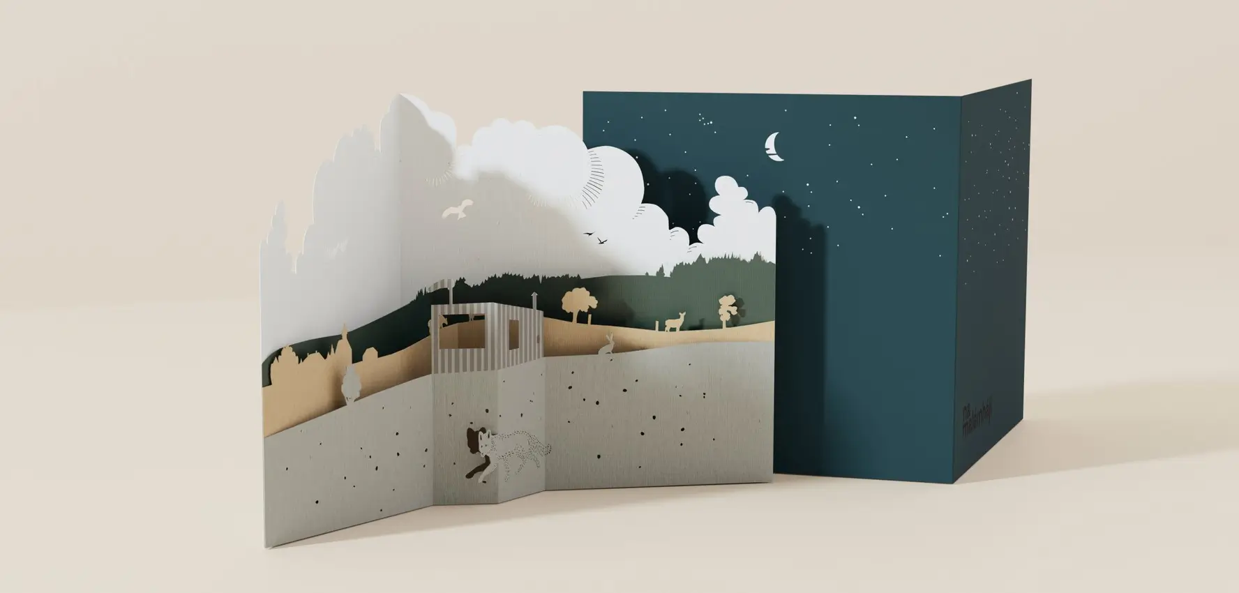 Gift voucher Na Malém Háji – two vouchers on ivory background