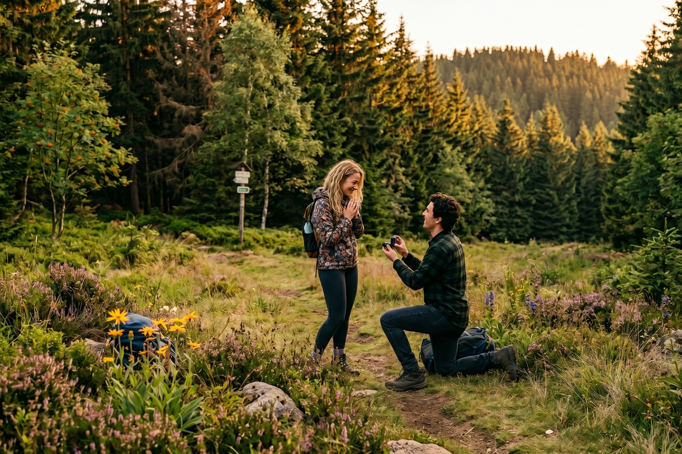 Žádost o ruku v přírodě – zásnuby pod otevřeným nebem