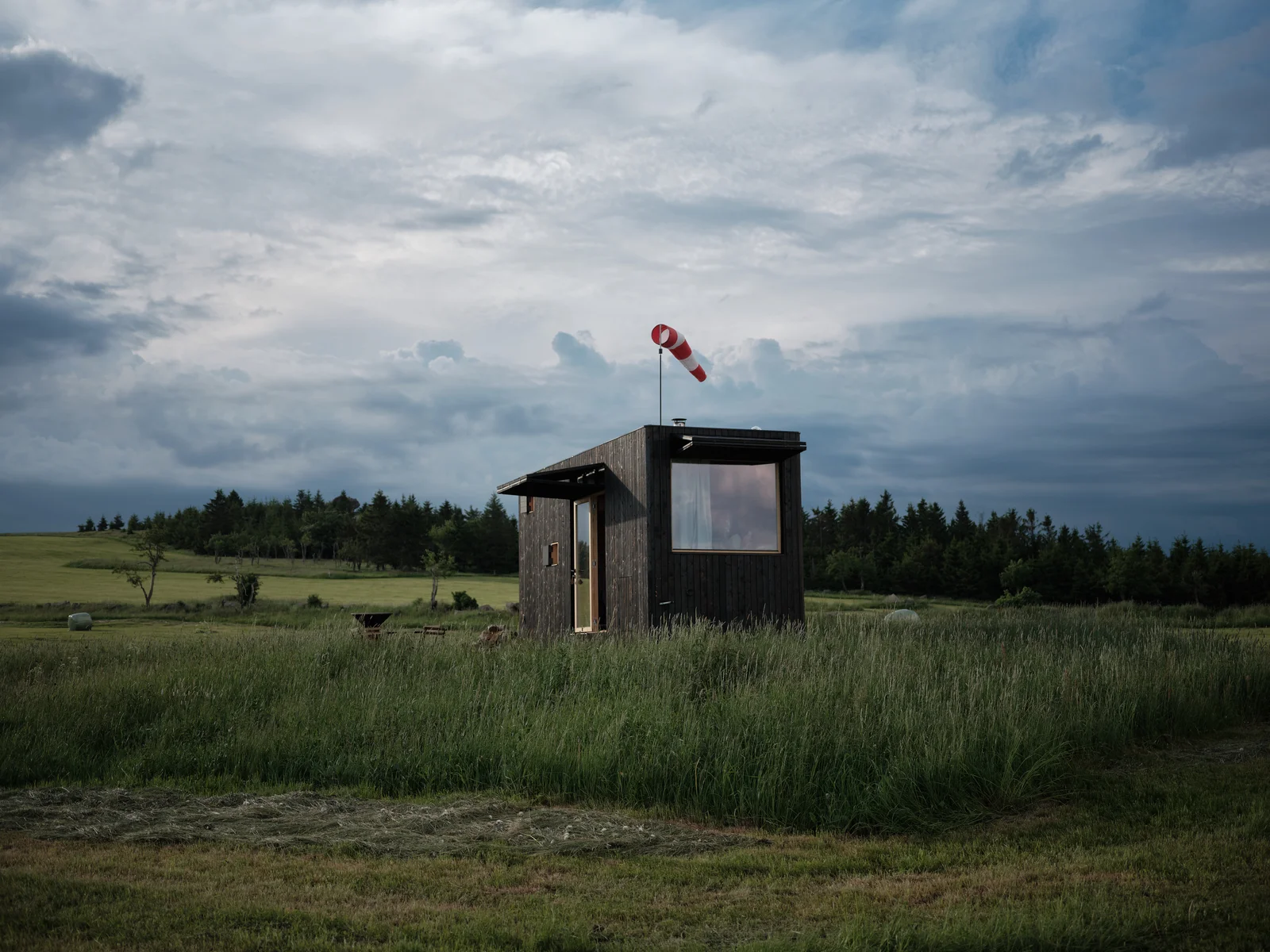 Glamping ubytování v Krušných horách – pohled Na Malém Háji